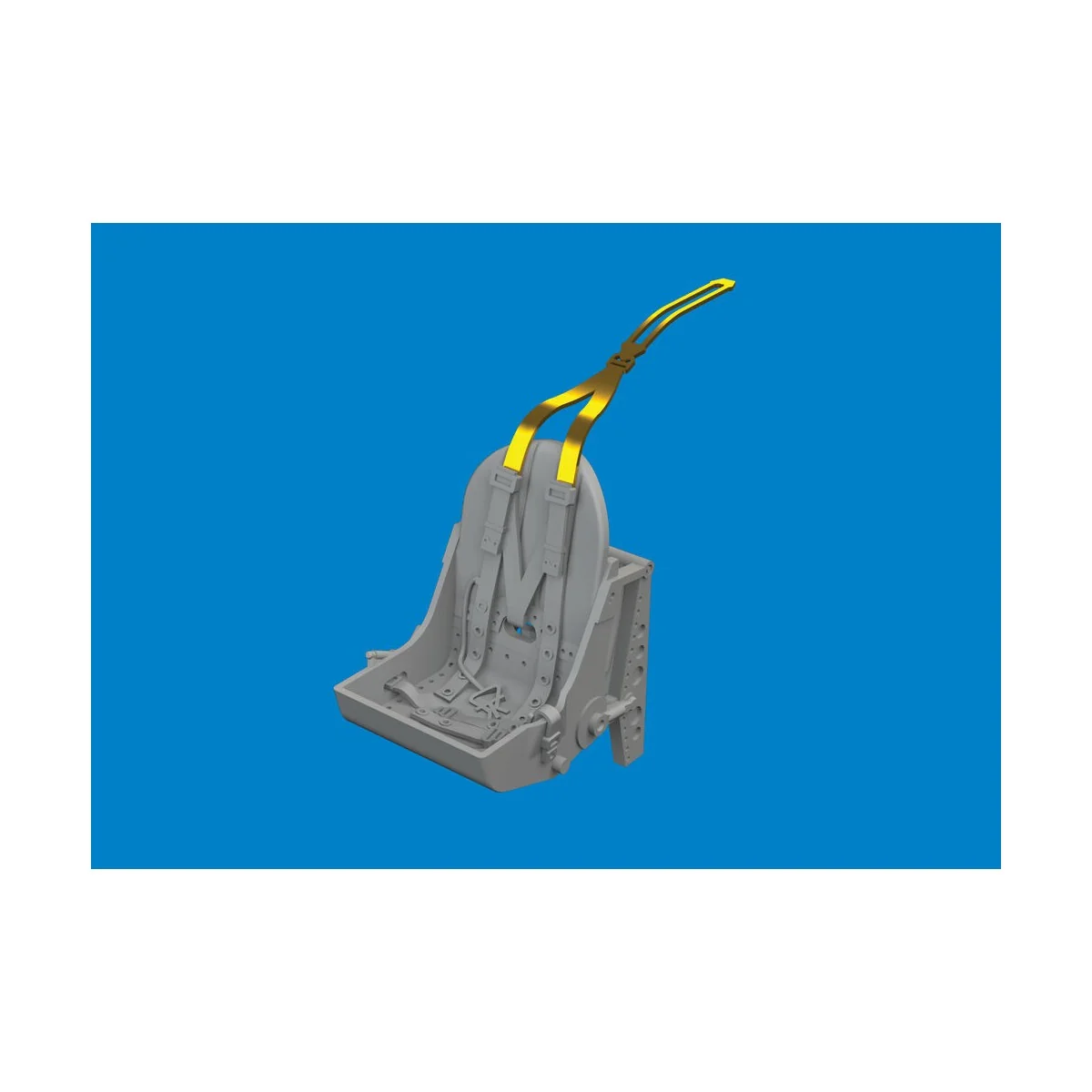 Spitfire Mk.I/II/V bakelite seat w/ integral belts PRINT for IBG - ...