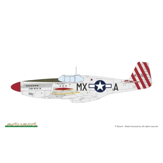 P-51B/C Mustang Birdcage canopy, 1/48 - Eduard Plastic Kits 84209