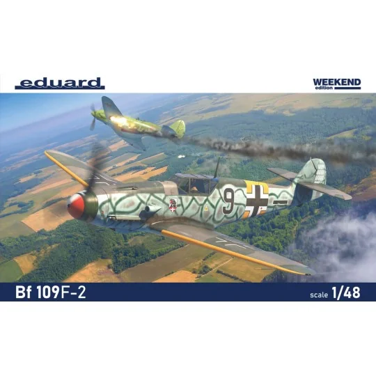 Bf 109F-2, 1/48 - Eduard Plastic Kits 84212