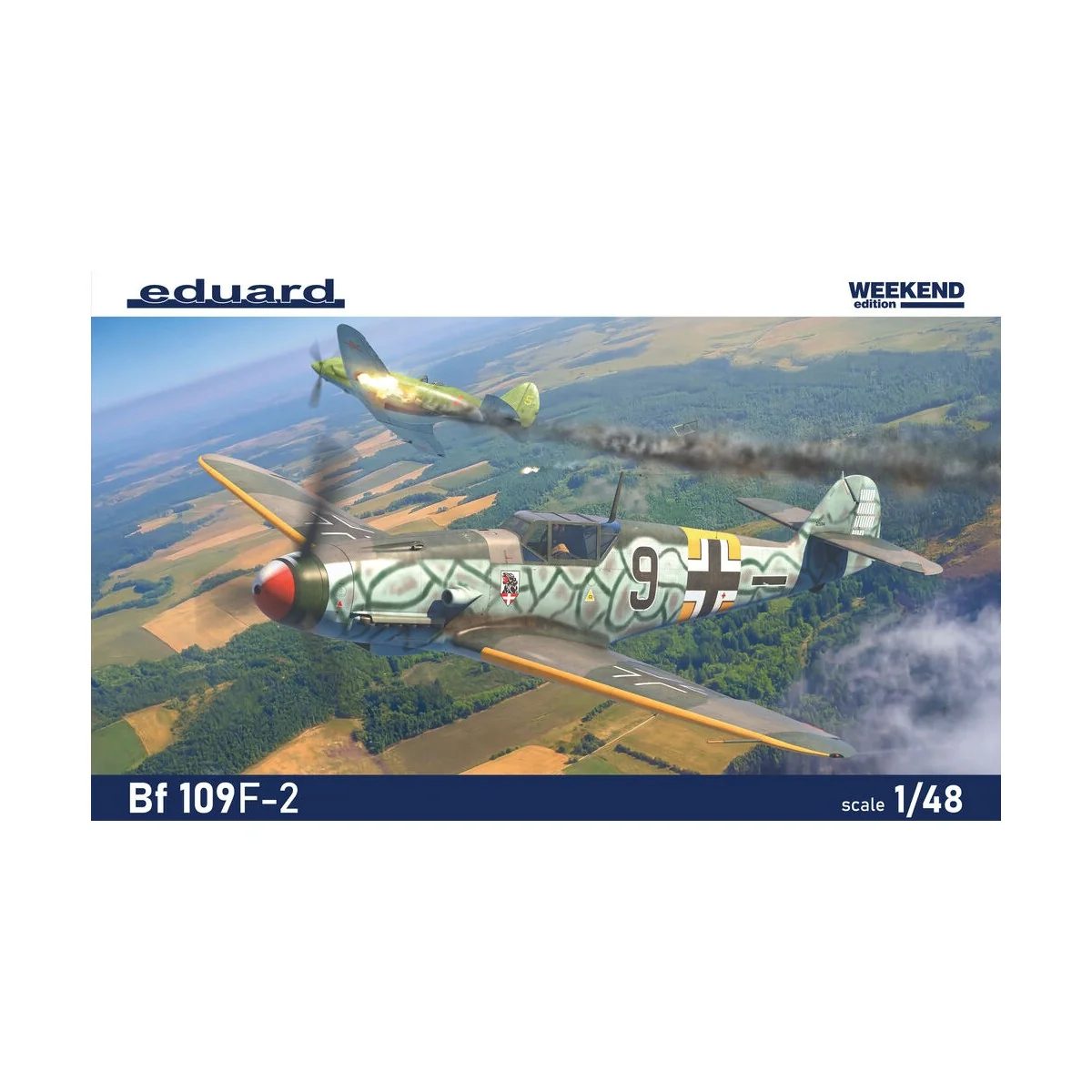 Bf 109F-2, 1/48 - Eduard Plastic Kits 84212