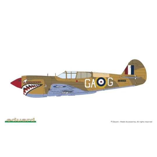 P-40E Warhawk, 1/48 - Eduard Plastic Kits 84207