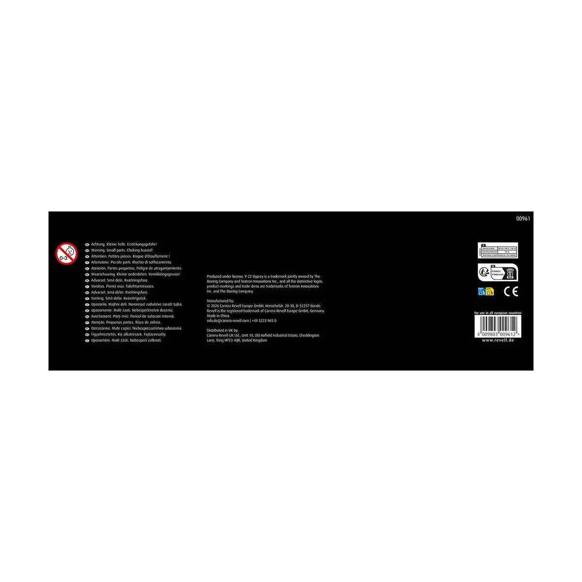 Bell Boeing V-22 Osprey - Brick System, 1/25 - Revell 00961