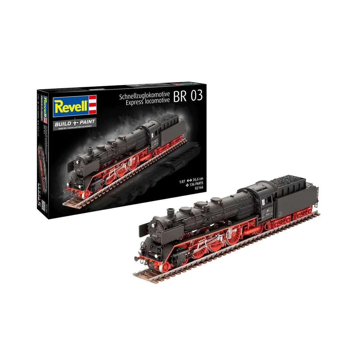 Schnellzuglokomotive BR03, 1/87 - Revell 2166