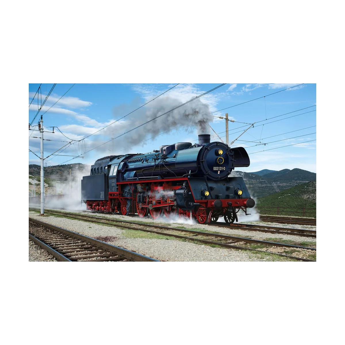 Schnellzuglokomotive BR03, 1/87 - Revell 2166