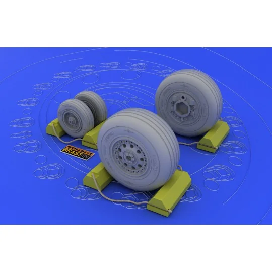 F-4J/S wheels for Tamiya, 1/32 - Eduard Accessories 632006 F-4J/S wheels for Tamiya, 1/32 - Eduard Accessories 632006