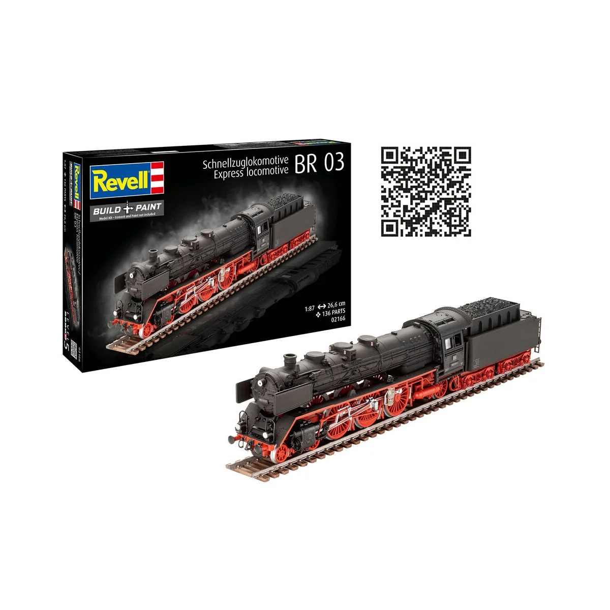 Schnellzuglokomotive BR03, 1/87 - Revell 2166