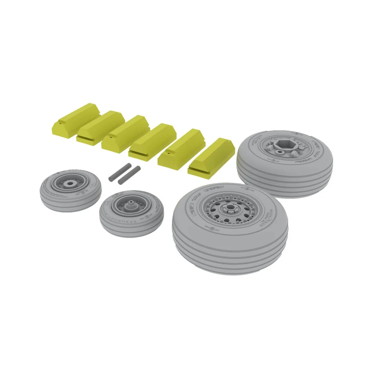 F-4J/S wheels for Tamiya - Eduard Accessories 632006