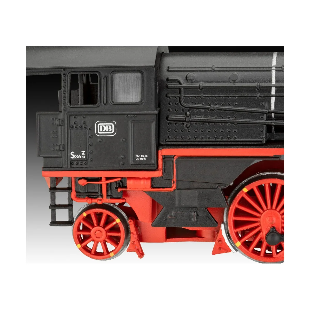 Schnellzuglokomotive S3/6 BR18(5) mit Tender 2‘2’T, 1/87 - Revell 0...