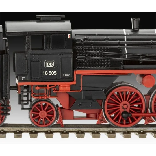 Schnellzuglokomotive BR 18 505 mit Tender 2'3' T38, 1/87 - Revell 0...