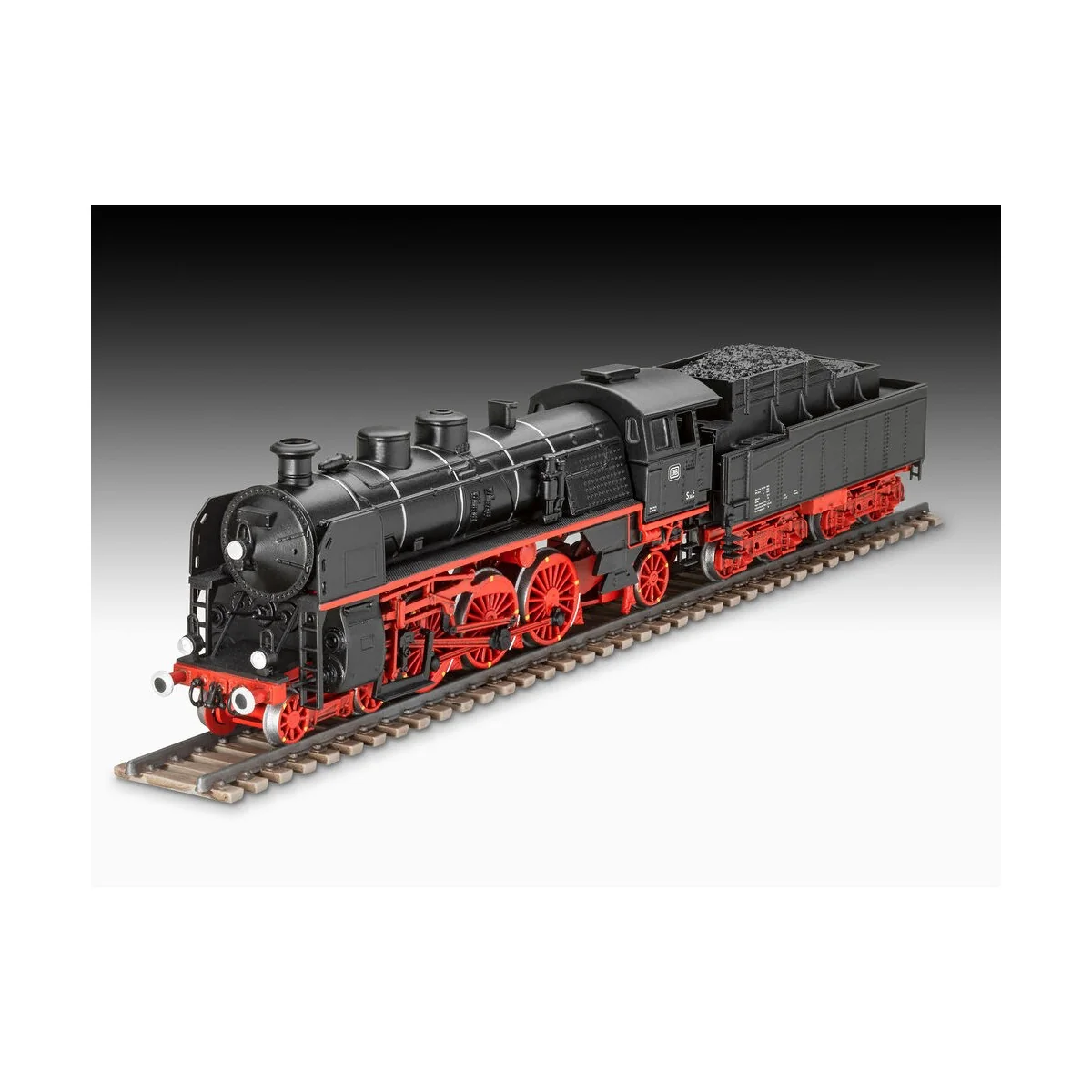 Schnellzuglokomotive S3/6 BR18(5) mit Tender 2‘2’T, 1/87 - Revell 0...