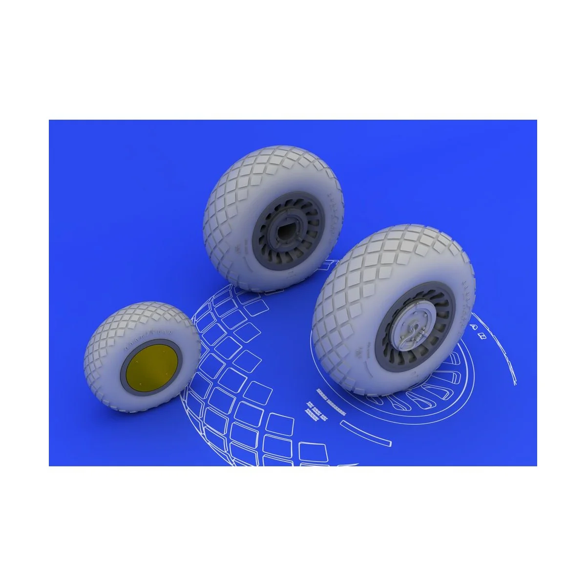 B-25H/J wheels for HK Models, 1/32 - Eduard Accessories 632014