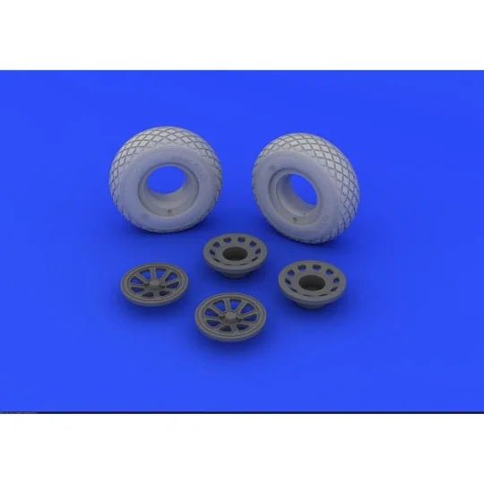 P-51 wheels for Tamiya - Eduard Accessories 632015