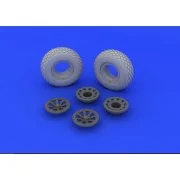 P-51 wheels for Tamiya, 1/32 - Eduard Accessories 632015