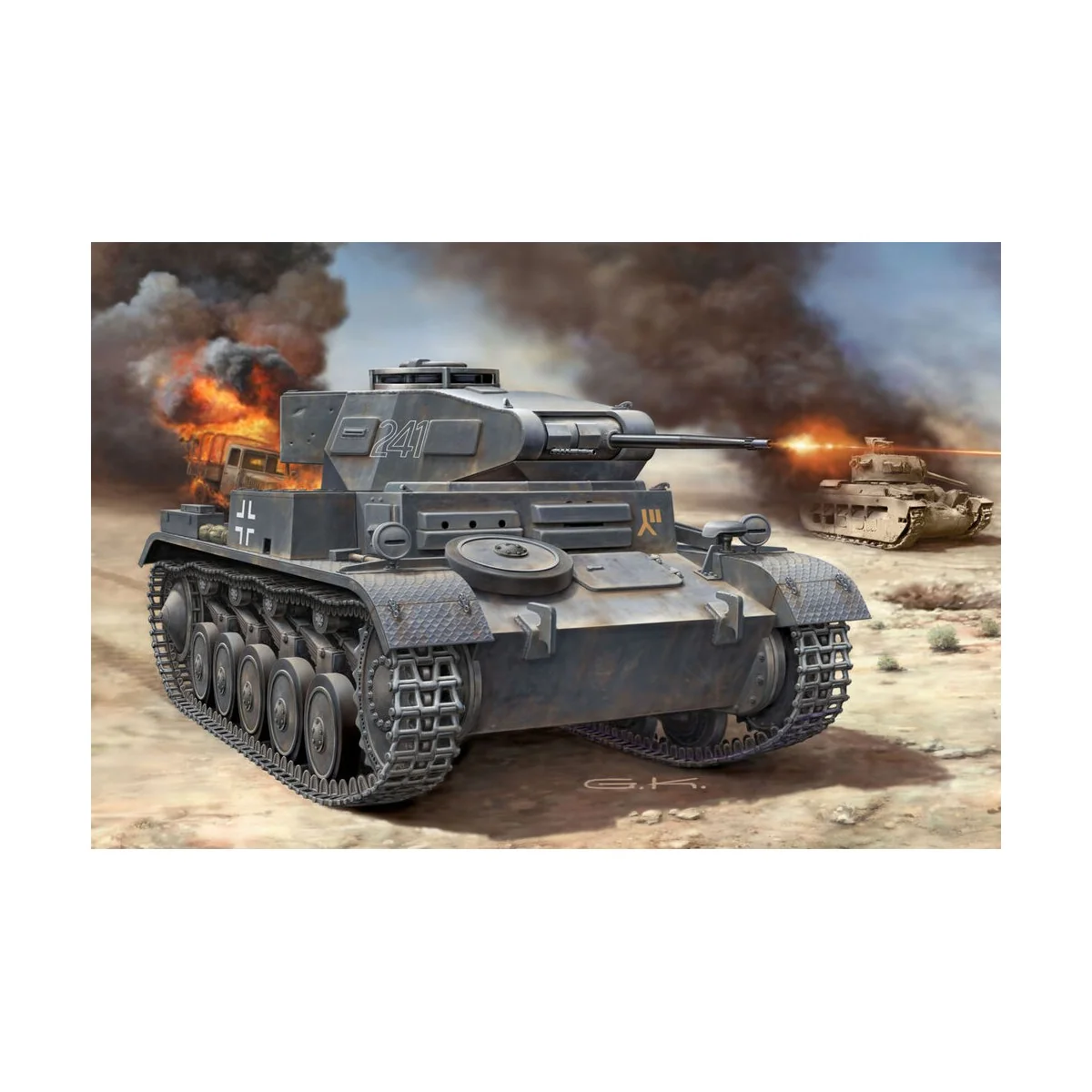 PzKpfw II Ausf. F, 1/76 - Revell 03229