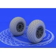 P-51 wheels for Tamiya, 1/32 - Eduard Accessories 632015