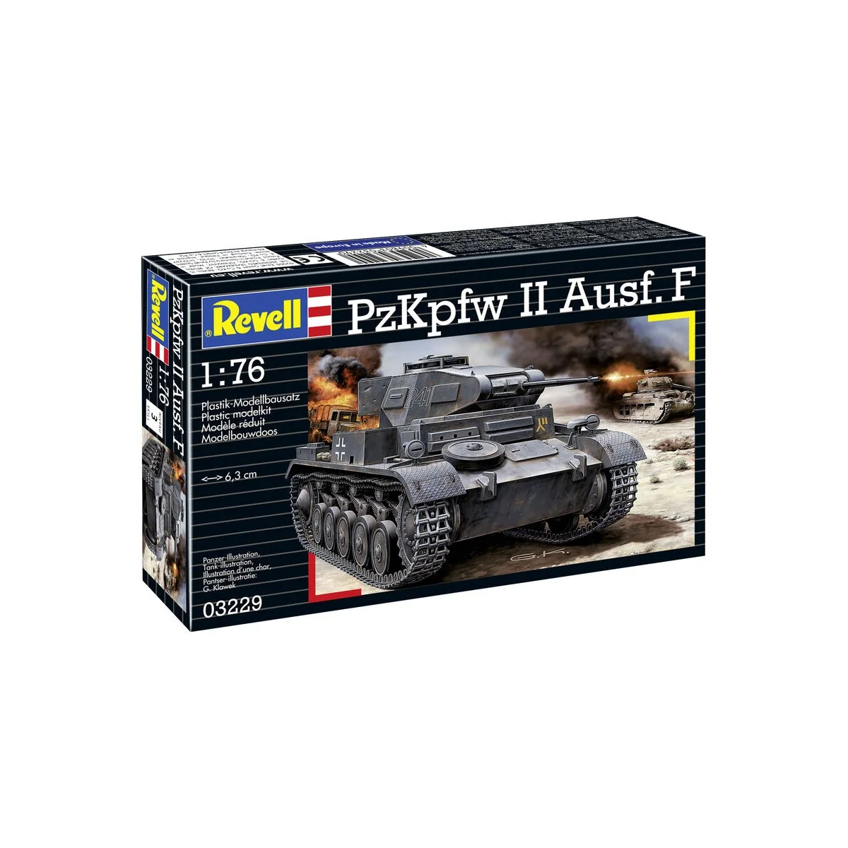 PzKpfw II Ausf. F, 1/76 - Revell 03229