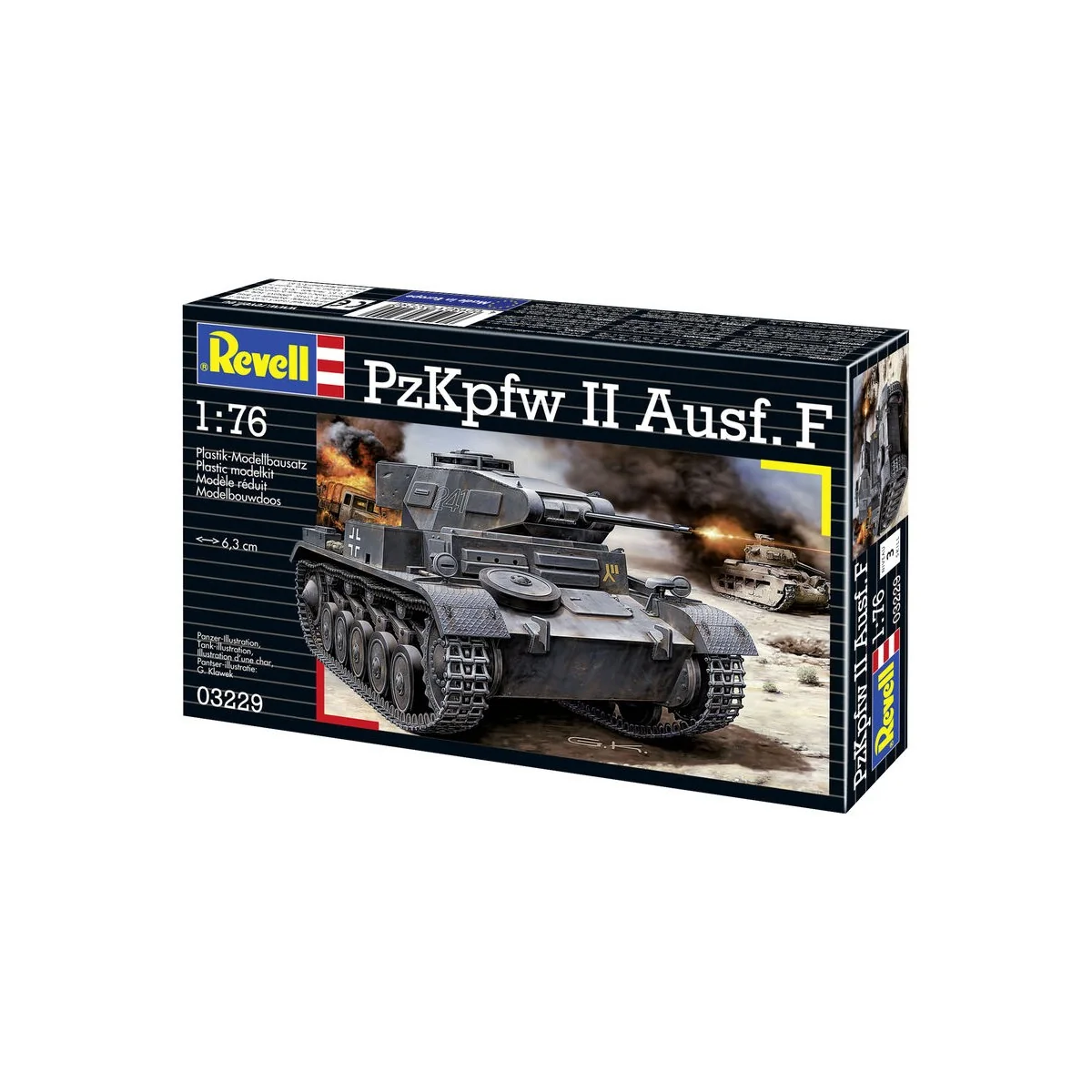 PzKpfw II Ausf. F, 1/76 - Revell 03229