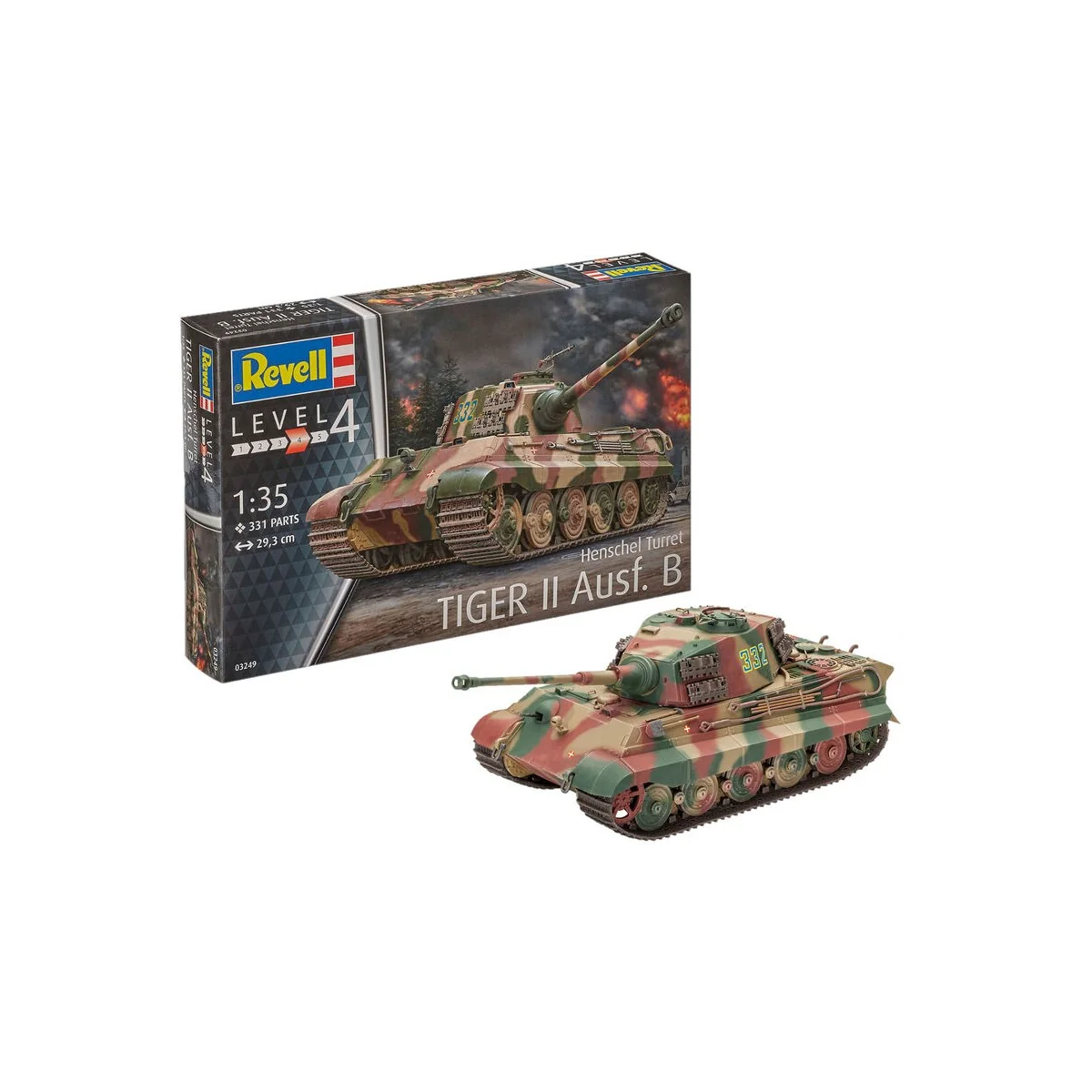 TigerII Ausf.B (Henschel Turret), 1/35 - Revell 03249