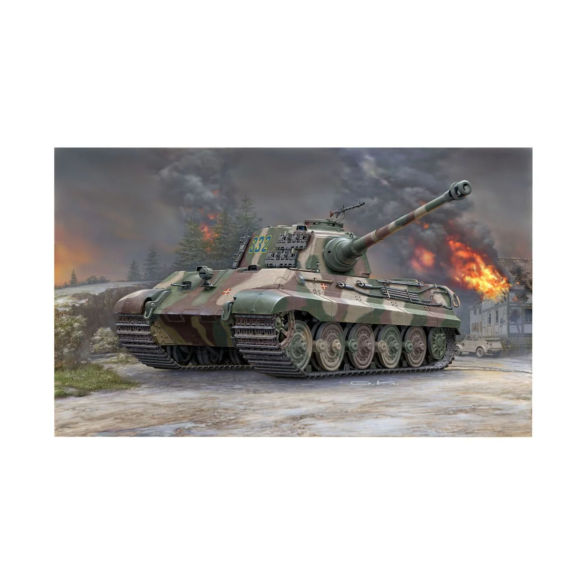 TigerII Ausf.B (Henschel Turret), 1/35 - Revell 03249