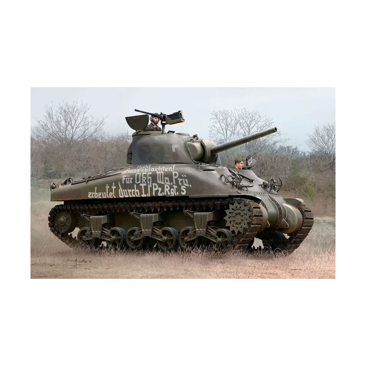 Sherman M4A1, 1/72 - Revell 03290
