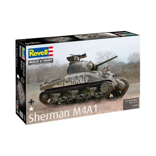 Sherman M4A1, 1/72 - Revell 03290