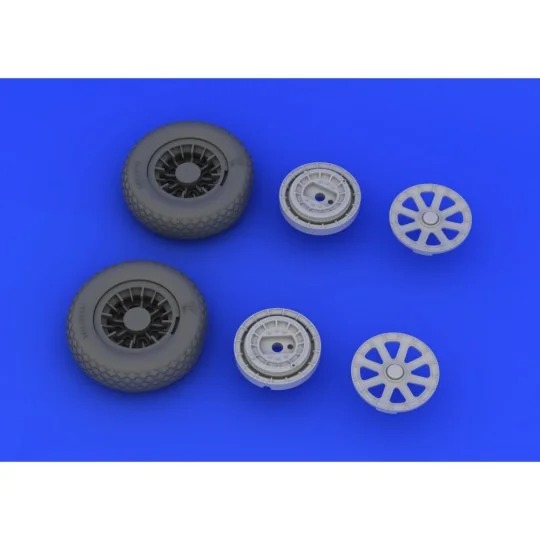F4U-1 wheels for Tamiya, 1/32 - Eduard Accessories 632019