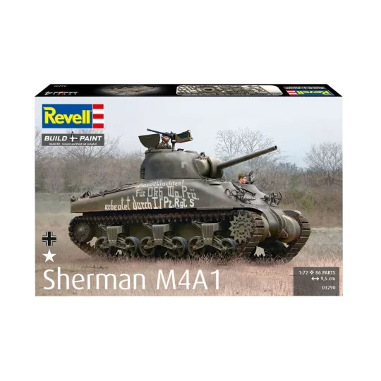 Sherman M4A1, 1/72 - Revell 03290