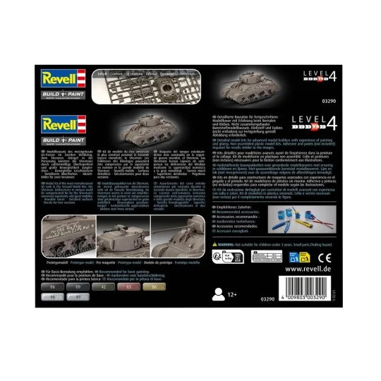 Sherman M4A1, 1/72 - Revell 03290