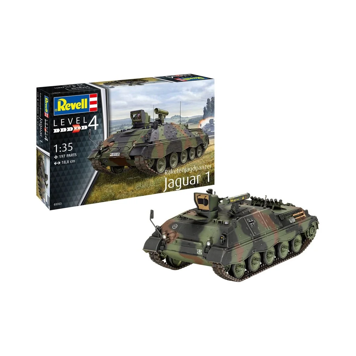 Raketenjagdpanzer Jaguar 1, 1/35 - Revell 03353