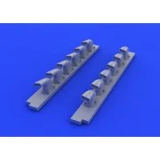 Bf 109G-6 exhaust stacks for Revell, 1/32 - Eduard Accessories 632020 Bf 109G-6 exhaust stacks for Revell, 1/32 - Eduard Accessories 632020
