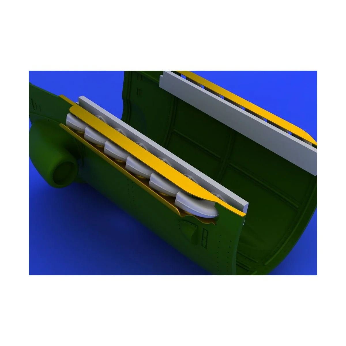 Bf 109G-6 exhaust stacks for Revell - Eduard Accessories 632020