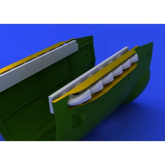 Bf 109G-6 exhaust stacks for Revell - Eduard Accessories 632020