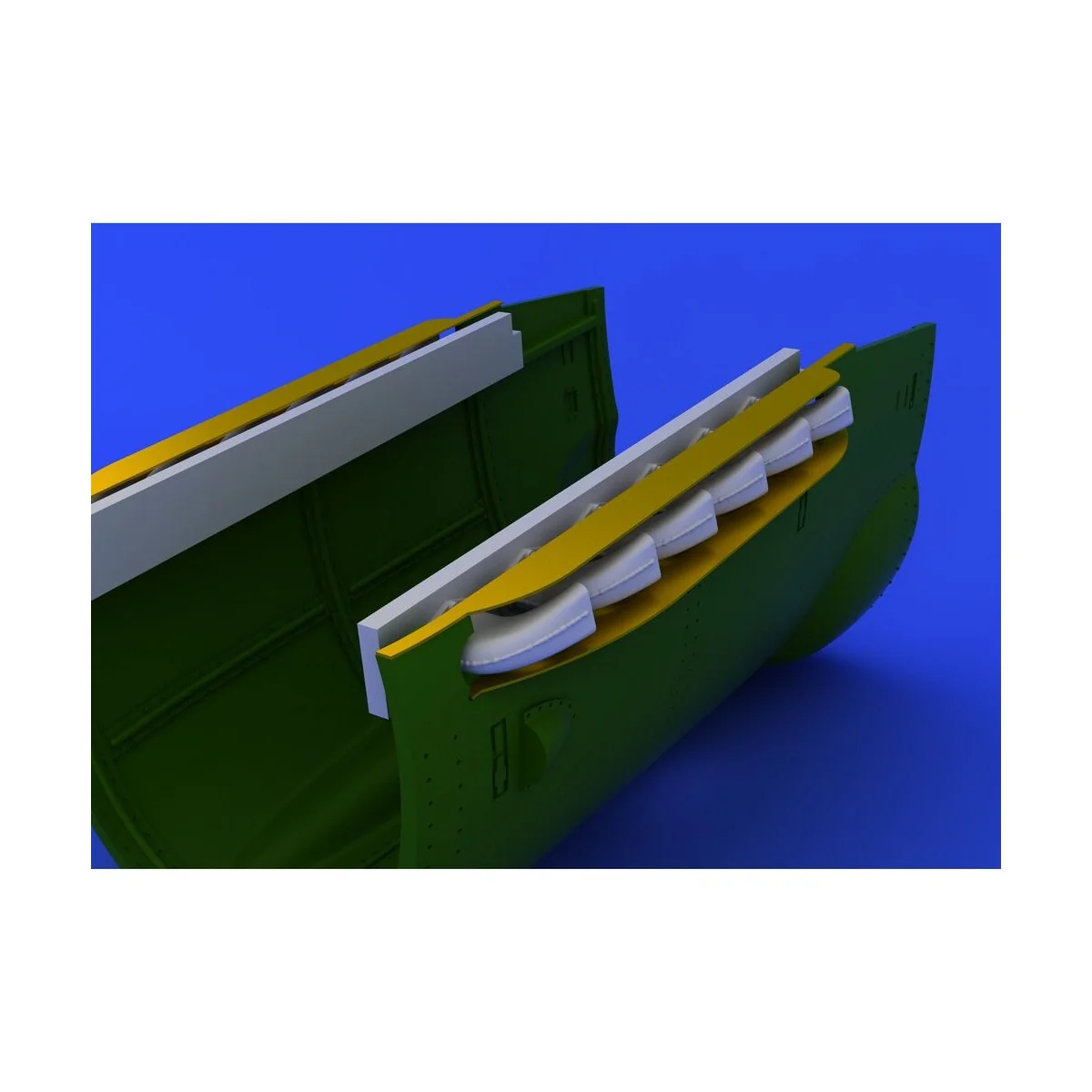 Bf 109G-6 exhaust stacks for Revell, 1/32 - Eduard Accessories 632020 Bf 109G-6 exhaust stacks for Revell, 1/32 - Eduard Accessories 632020