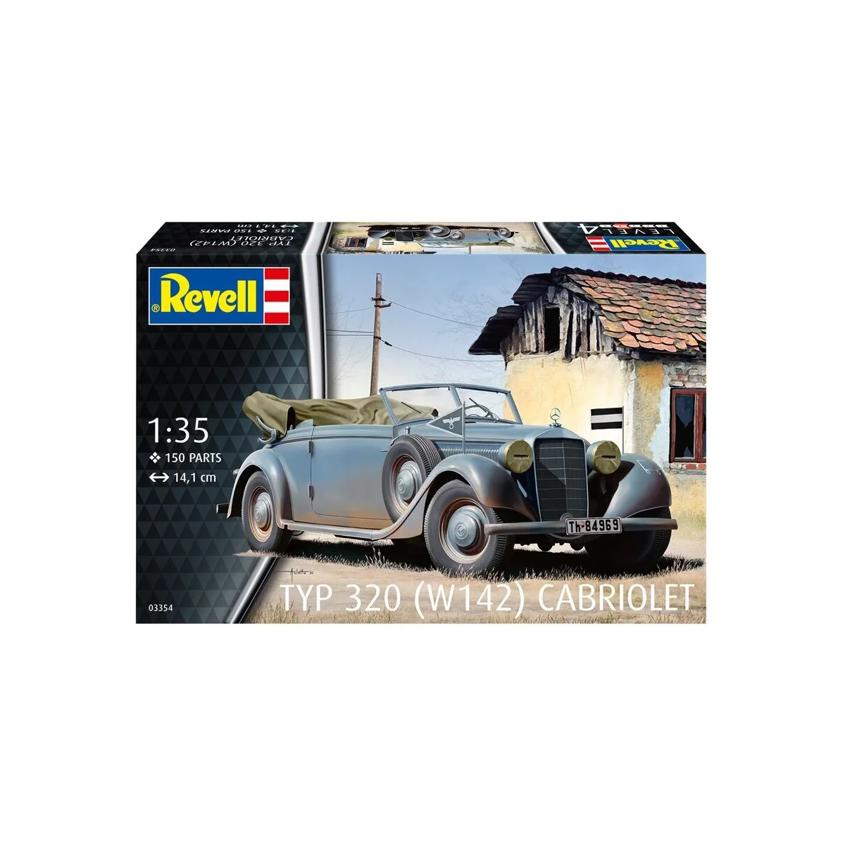 Typ 320 (W142) Cabriolet, 1/35 - Revell 03354