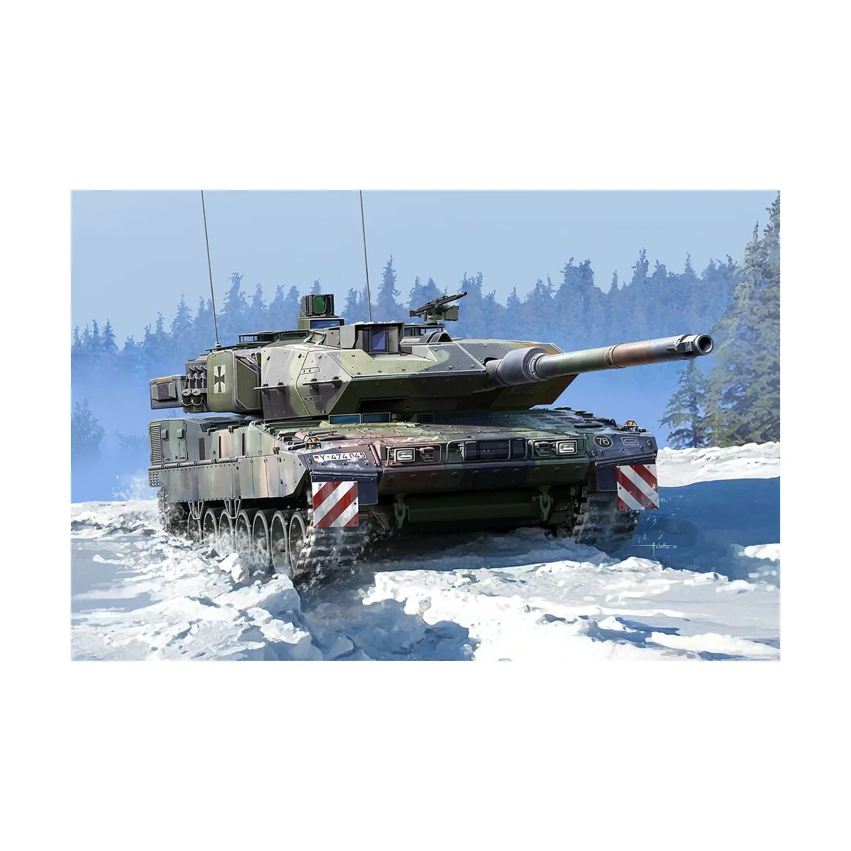 Leopard 2 A7V, 1/72 - Revell 03355
