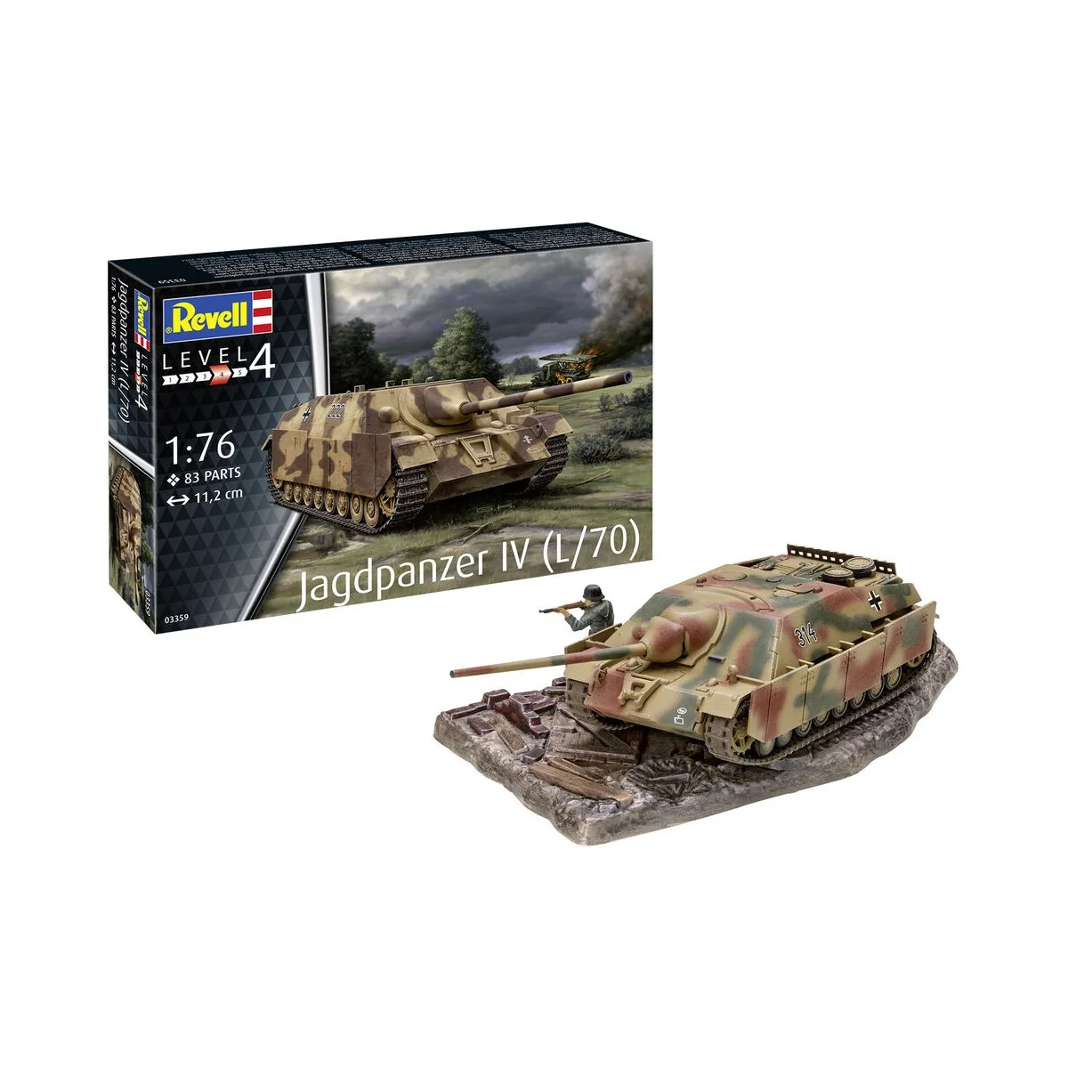 Jagdpanzer IV (L/70), 1/76 - Revell 03359