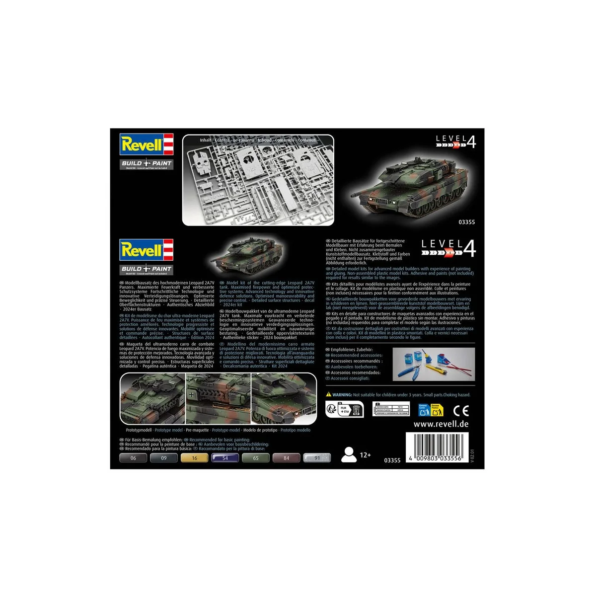 Leopard 2 A7V, 1/72 - Revell 03355