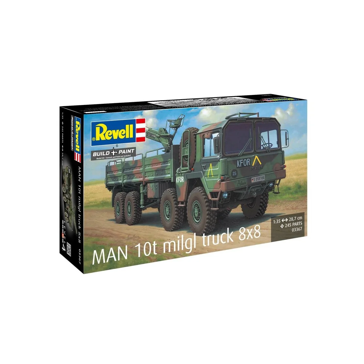MAN 10t milgl truck 8x8, 1/35 - Revell 03367