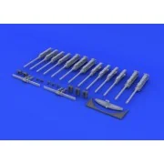 B-17G guns for HK Models, 1/72 - Eduard Accessories 632026
