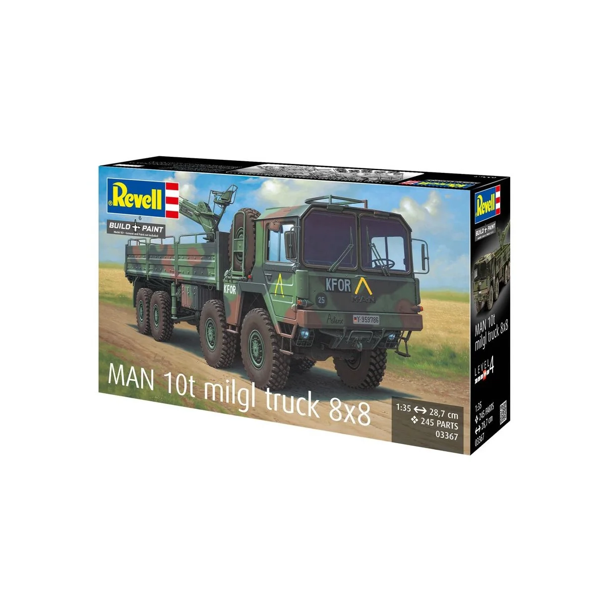MAN 10t milgl truck 8x8, 1/35 - Revell 03367
