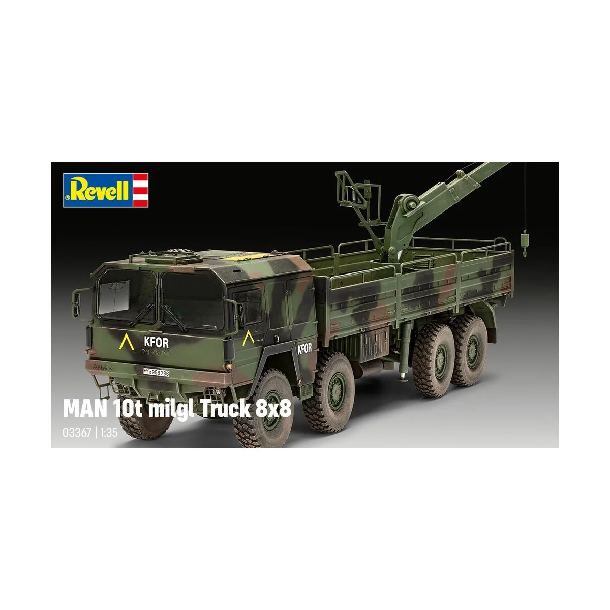 MAN 10t milgl truck 8x8, 1/35 - Revell 03367