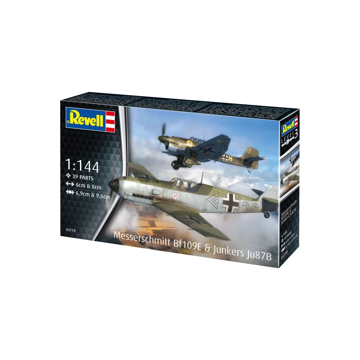 Messerschmitt Bf109E & Junkers Ju87B Stuka, 1/144 - Revell 03770