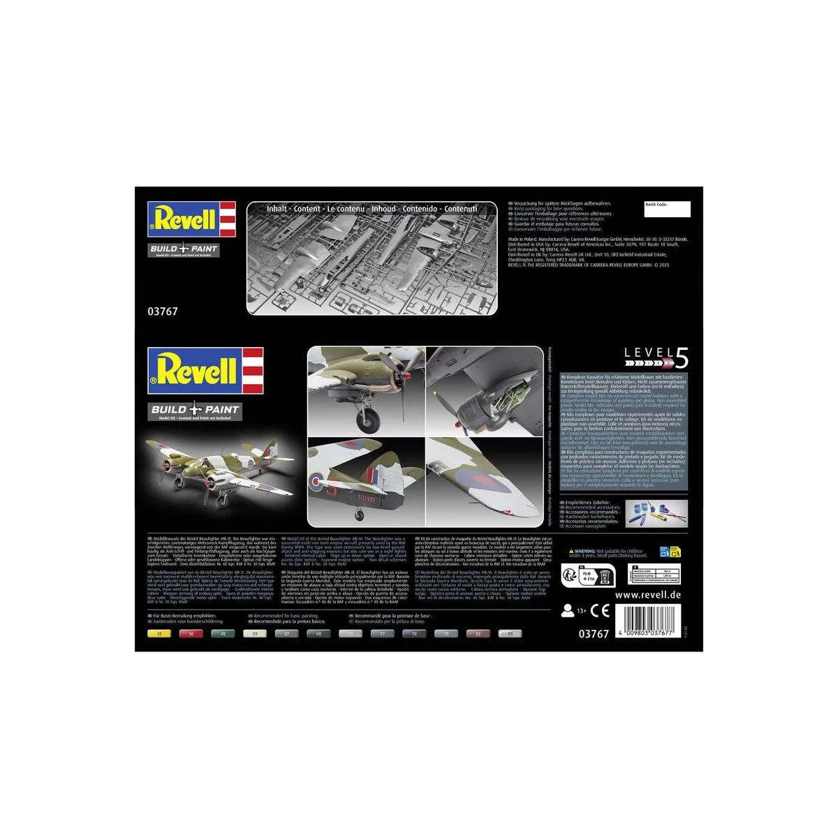 Bristol Beaufighter Mk. VI, 1/48 - Revell 03767