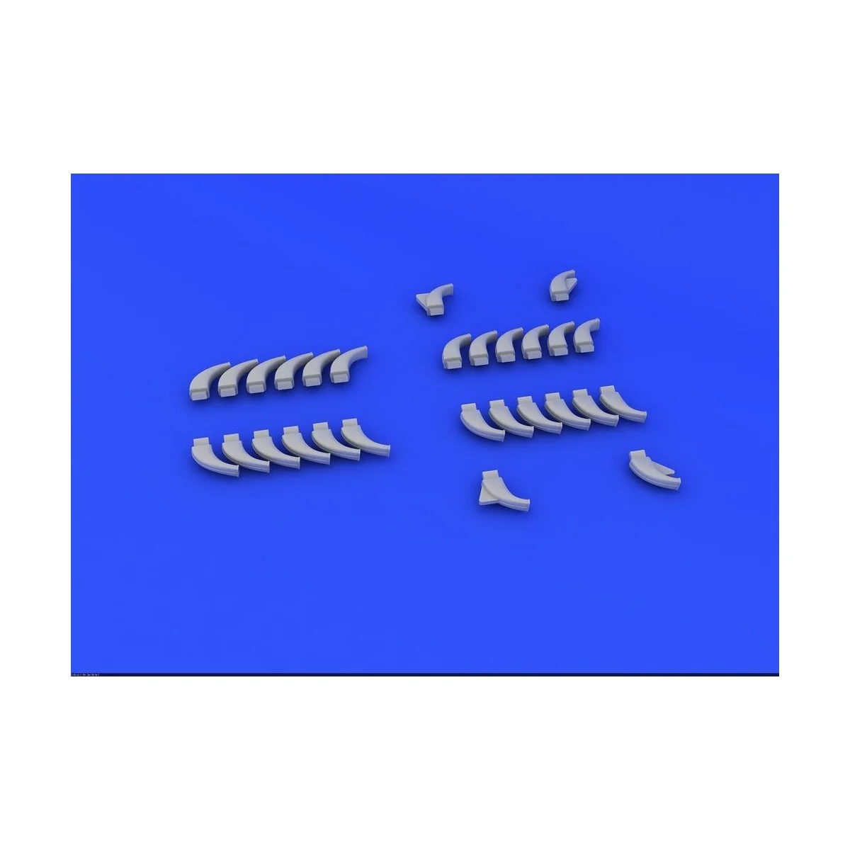 Do 335 exhaust stacks for Hong-Kong-M, 1/32 - Eduard Accessories 63...