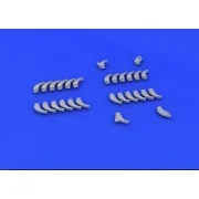 Do 335 exhaust stacks for Hong-Kong-M, 1/32 - Eduard Accessories 63...