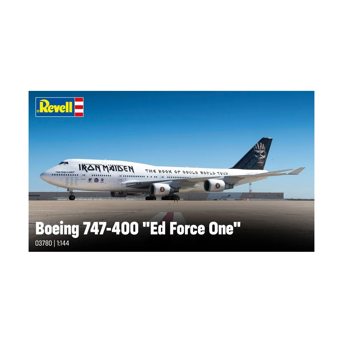 IRON MAIDEN Ed Force One - Boeing 747-400, 1/144 - Revell 03780