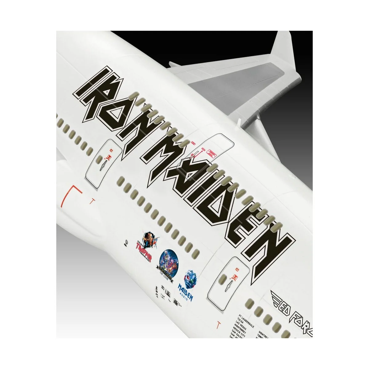 IRON MAIDEN Ed Force One - Boeing 747-400, 1/144 - Revell 03780