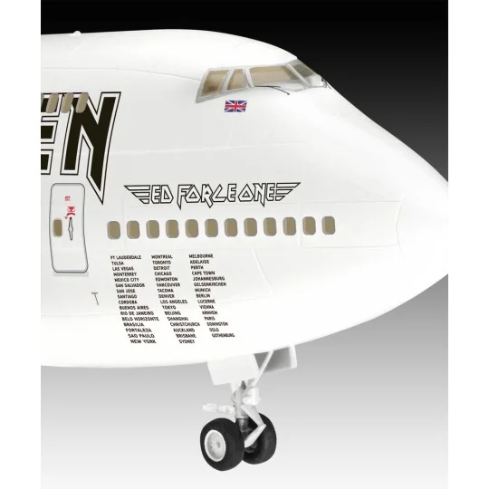 IRON MAIDEN Ed Force One - Boeing 747-400, 1/144 - Revell 03780