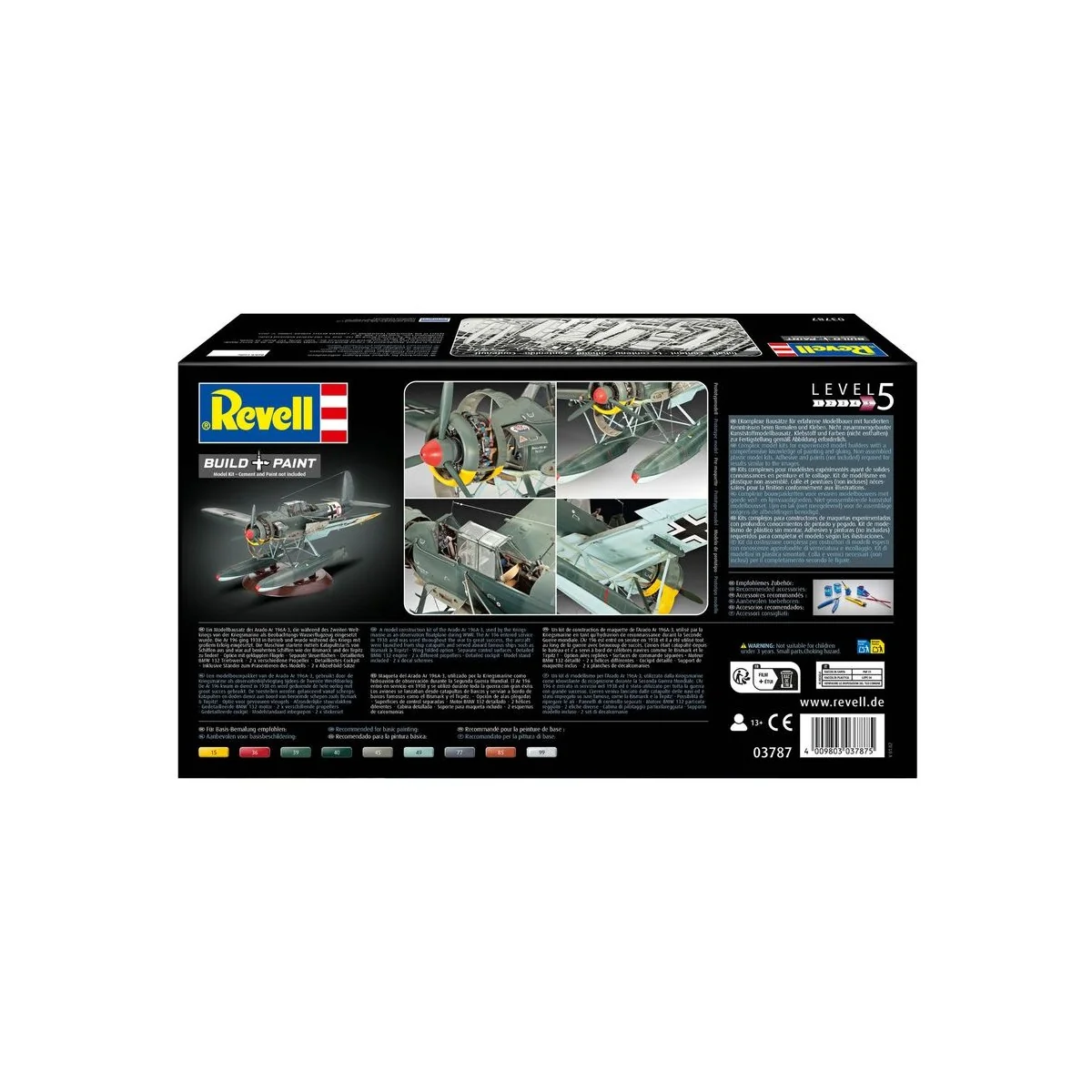 Arado Ar196A-3 Seaplane, 1/32 - Revell 03787