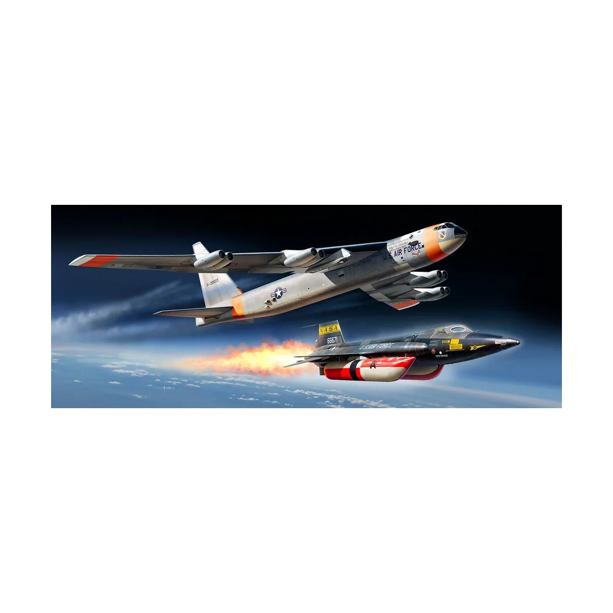 Boeing NB-52 & X-15 "Platinum Edition", 1/72 - Revell 03793
